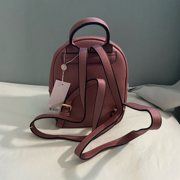 Mauve small backpack - Picture 5 of 8